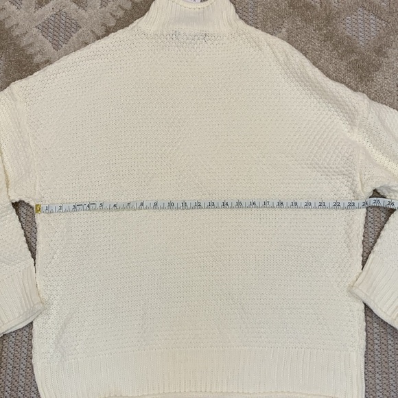 NWT | Women's Zesica White Knit Mock Neck Sweater - Size XXL - Picture 8 of 8